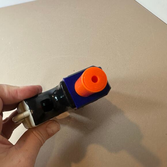 NERF N-Strike Reflex IX-1 Single Shot Blaster Blue Gray Works 2007 Hasbro - Picture 4 of 9